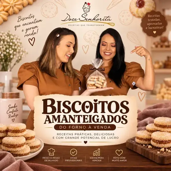 Capa do e-book Biscoitos Amanteigados
