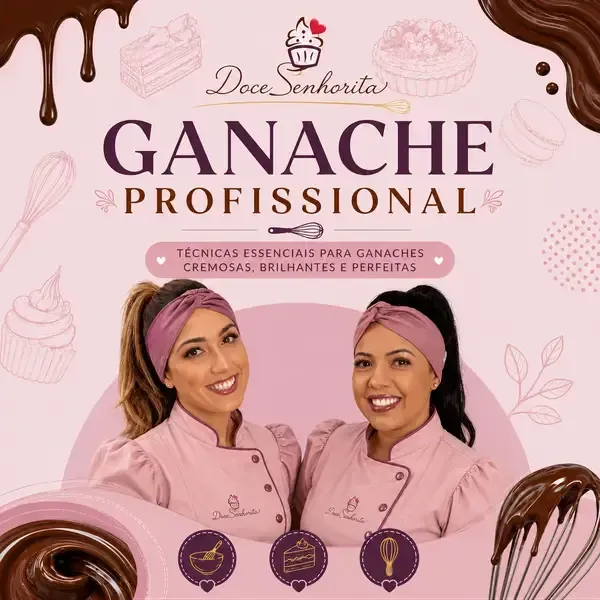 Capa do e-book 5 Ganaches Profissionais