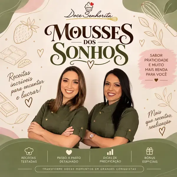 Capa do e-book Mousses dos Sonhos