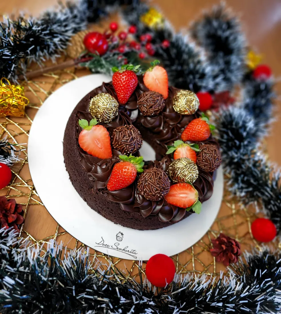 Guirlanda de brigadeiros