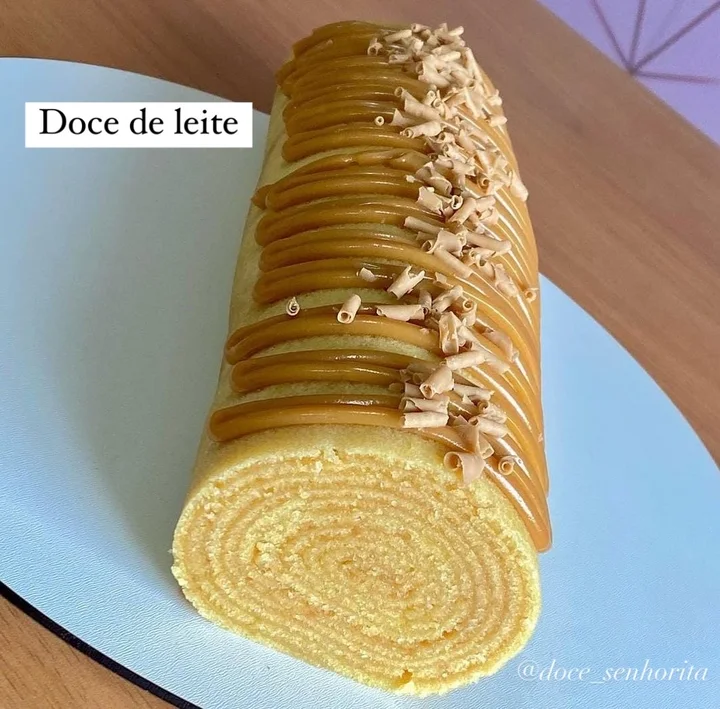 Bolo de rolo Doce de leite — Doce Senhorita