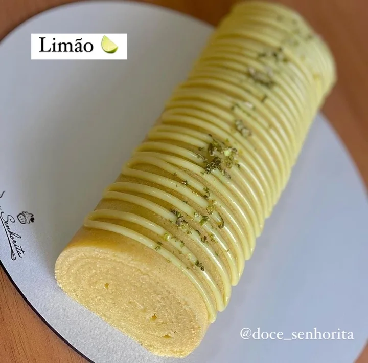 Bolo de rolo Limão — Doce Senhorita