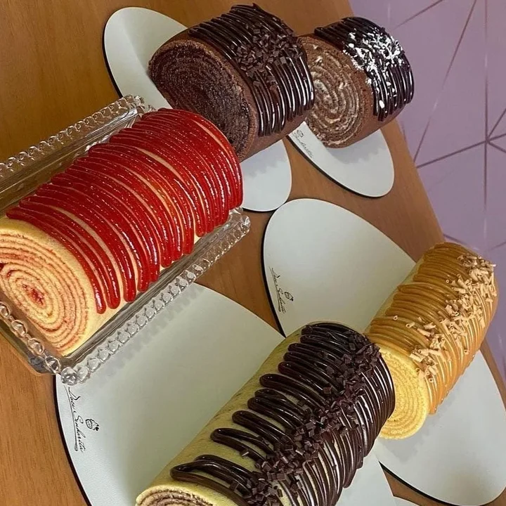 Bolo de rolo Café, chocolate e todos os outros — Doce Senhorita